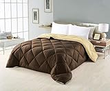 NOVOTEXTIL NORDICO, Microfibra, Beig/Chocolate, Cama 90/105 cmcm(180x270)