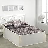 Camatex - Edredón Catalina Cama 135 - Color Beig (Ropa para la Cama de Calidad con Acolchado Superior y Fuelle en Las Esquinas para Mayor acople)