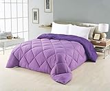 Oportunidades32 Edredón nórdico Reversible de 350 g, Bicolor, Color Morado y Lila (135 y 150 cm (240x270))