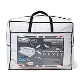 HOMESCAPES Edredón nórdico Estandar Relleno de Plumón para Cama de 90 con una Densidad de 250gm²