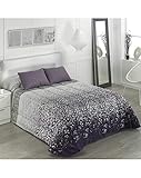 Camatex - Conforter GLORIA cama 180 - Color Morado (edredón de acolchado grueso perfecto para la época de frío)