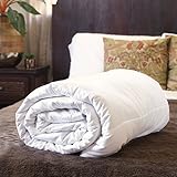 Silk Bedding Direct. Edredón Relleno de Seda de Morera Primavera/Otoño. King, 260cm x 220cm. Certificación: Oeko-Tex®