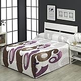 Lanovenanube - Conforter Ines Cama 90 - Color Azulado (edredón de Acolchado Grueso época de frío con Cintas y Botones como Sistema de Ajuste)