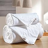 MOON'S SLEEPWARES Queen Size 4.5 + 10.5 Tog Combine Set 100% Pure Long Grade Mulberry Silk Filled Duvet Silk Duvet Silk Quilt Silk Combine Set SFDWH200x230-12